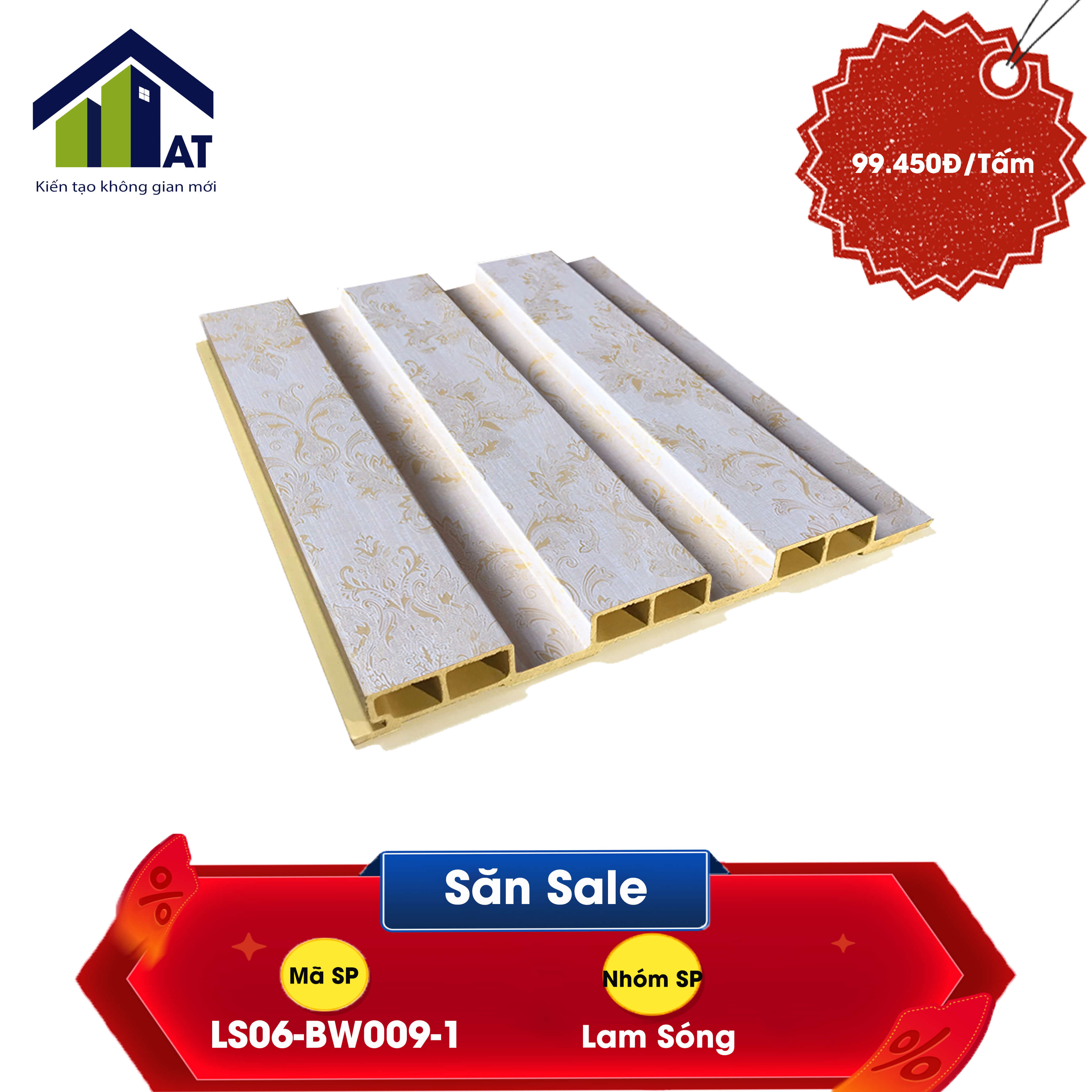 Tấm Lam 3 sóng thấp LS06-BW009-1