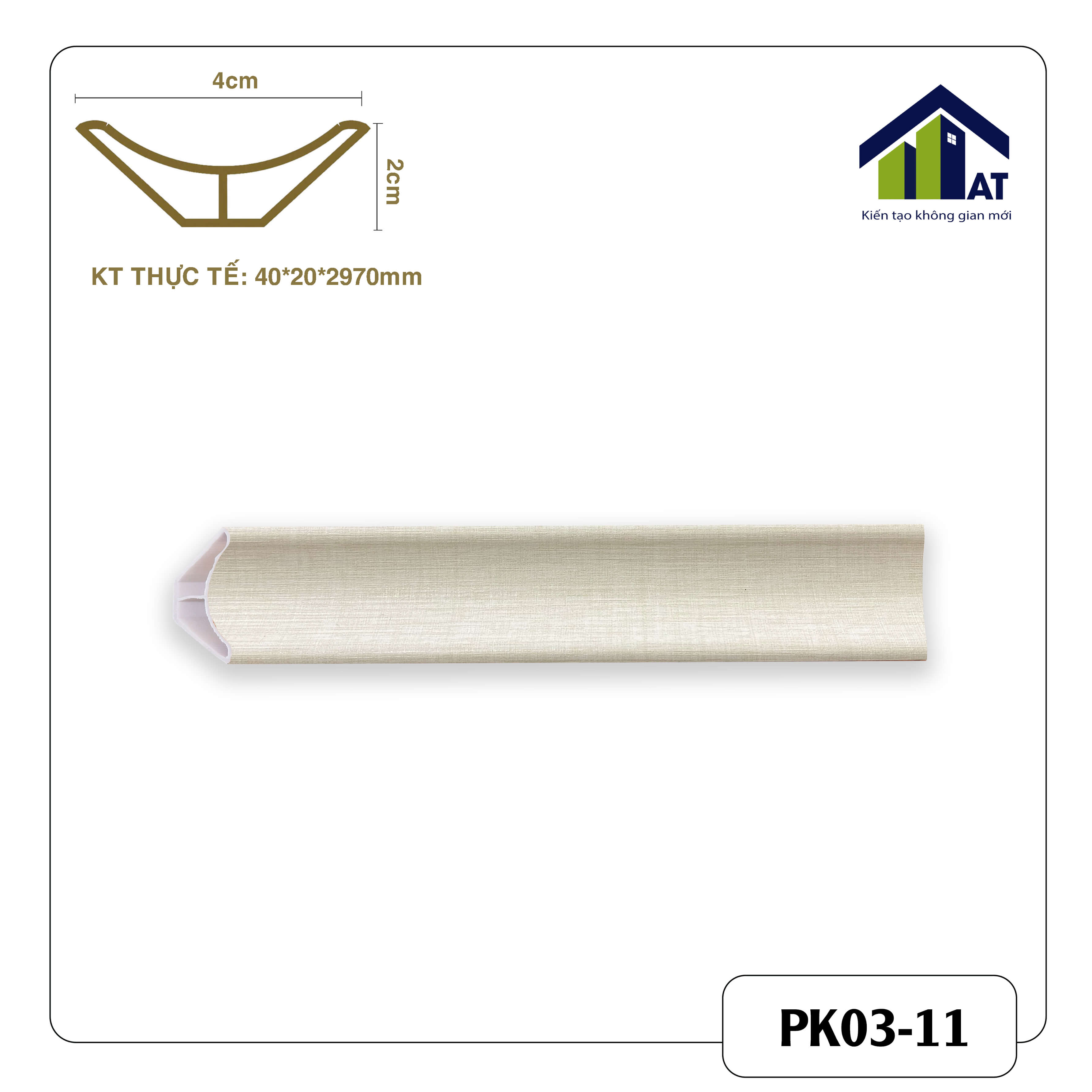 Góc Trong Vàng Xước PK03-11